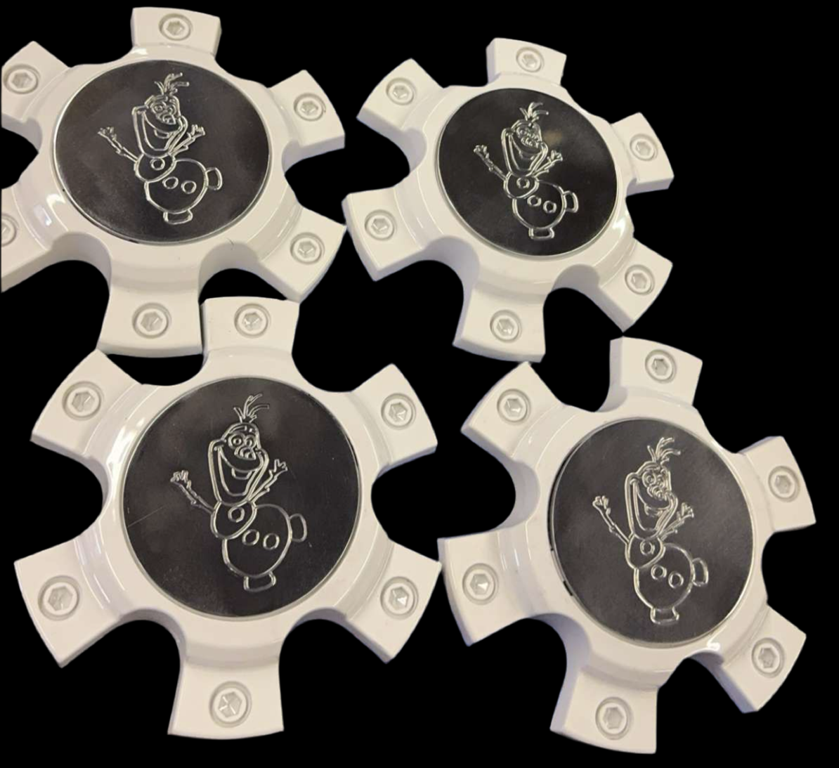 Engraved Center Cap Inserts